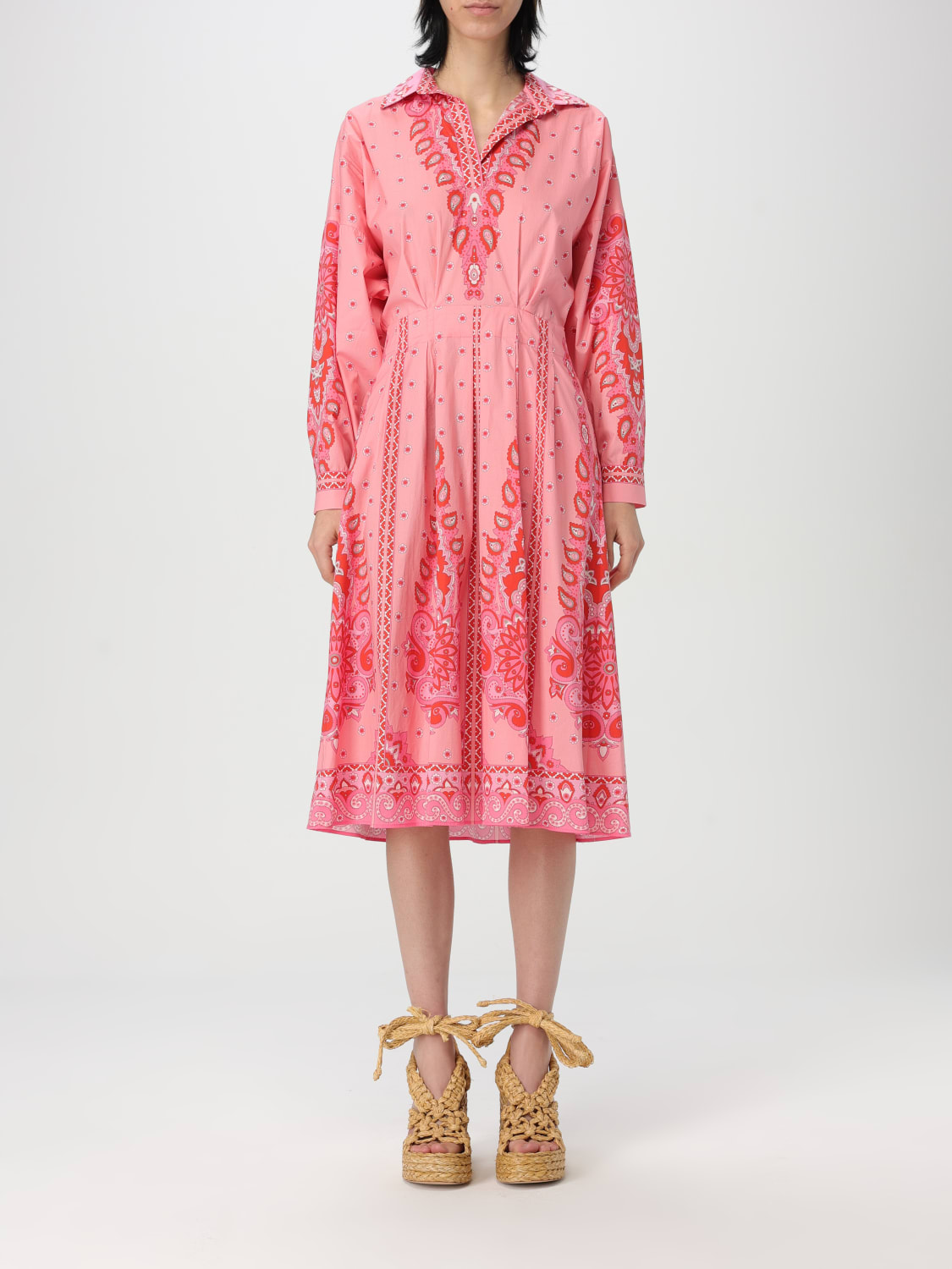 ワンピースその他 ETRO Women Dresses WRHA026099SPE72 X0872 PINK ETRO: Shirt woman - Pink | Etro dress WRHA026099SPE72 online