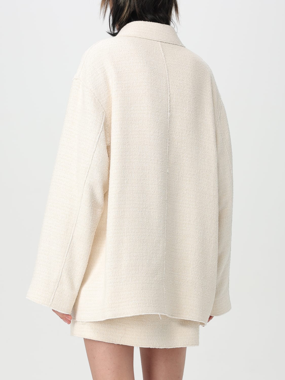 アウターその他 PHILOSOPHY DI LORENZO SERAFINI Woman Blazer Yellow Cream PHILOSOPHY DI LORENZO SERAFINI: Jacket woman - Yellow Cream