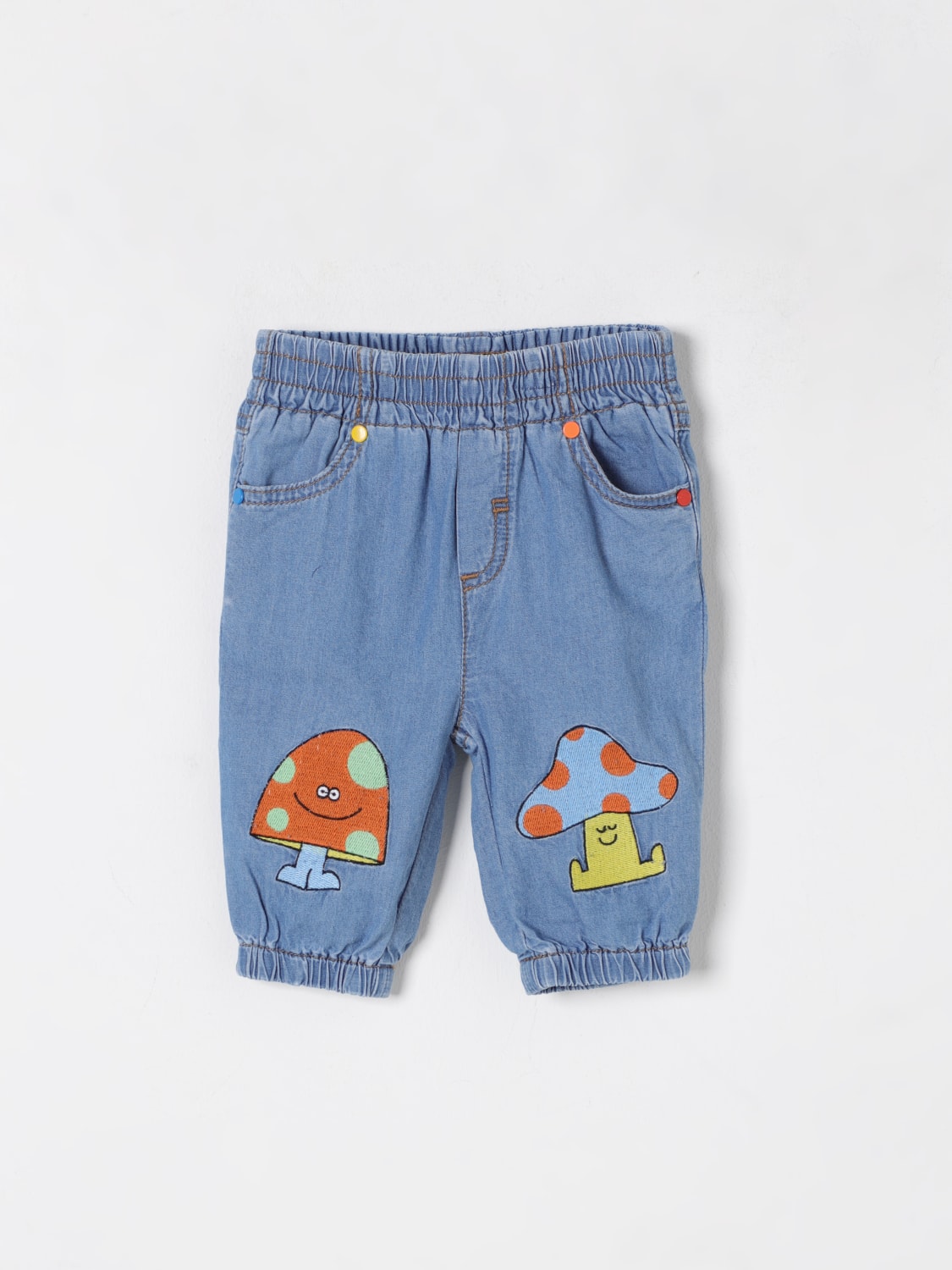 STELLA MCCARTNEY KIDS JEANS: Pantalón niños Stella McCartney Kids, Azul Claro - Img 1