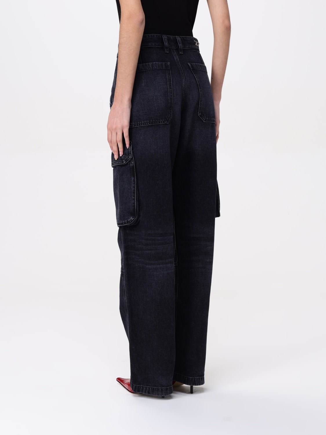 DIESEL VAQUEROS: Vaquero mujer Diesel, Gris - Img 3