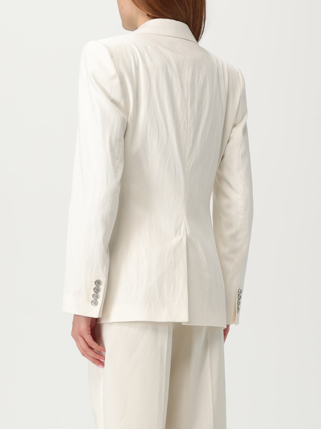 アウターその他 ETRO Woman Blazer Yellow Cream WRCA000999TJEB8 W3789 ETRO: Blazer woman - Yellow Cream | Etro blazer