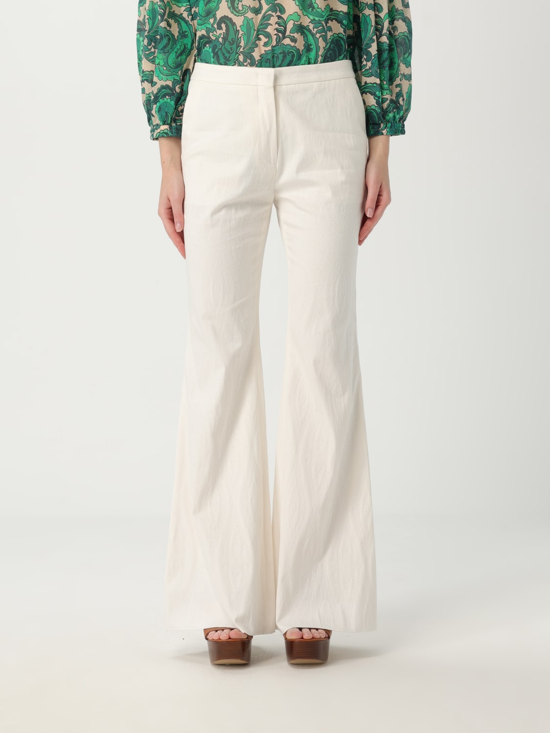 パンツ ETRO Woman Pants Yellow Cream WREA0014AQ115 X0800 ETRO: Pants woman - Yellow Cream | Etro pants