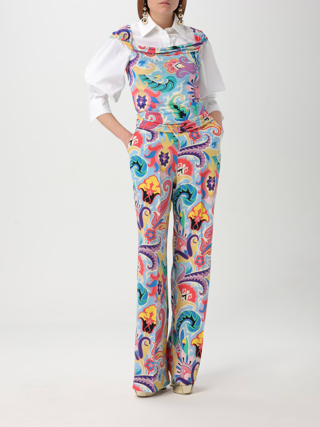 パンツ ETRO Woman Pants Multicolor WREA003999SA5H9 X0805 ETRO: Pants woman - Multicolor | Etro pants WREA0014AK732