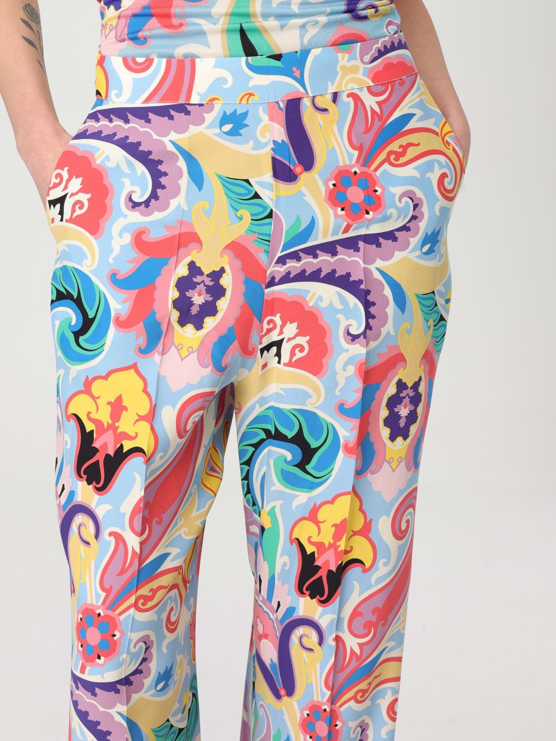 パンツ ETRO Woman Pants Multicolor WREA0014AK732 X0887 ETRO: Pants woman - Multicolor | Etro pants WREA0014AK732