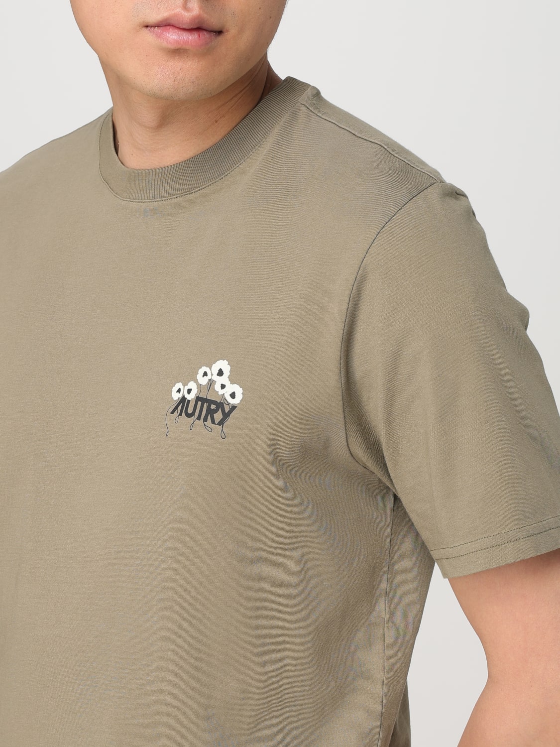 Tシャツ・カットソー AUTRY Men T-shirt Beige TSPM88CC AUTRY: T-shirt men - Beige | Autry t-shirt TSPM88CC online