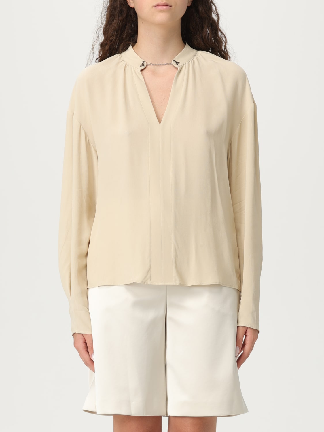 PATRIZIA PEPE TOP: Top damen Patrizia Pepe, Beige - Img 1