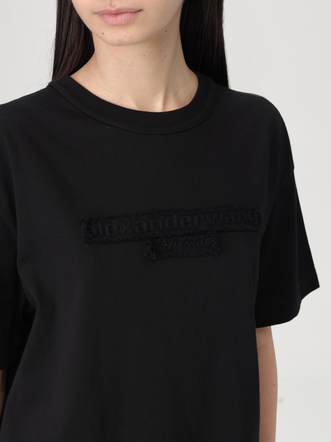 Tシャツ・カットソー ALEXANDER WANG Men T Shirts UCC1251786 001 BLACK ALEXANDER WANG: T-shirt woman - Black | Alexander Wang t