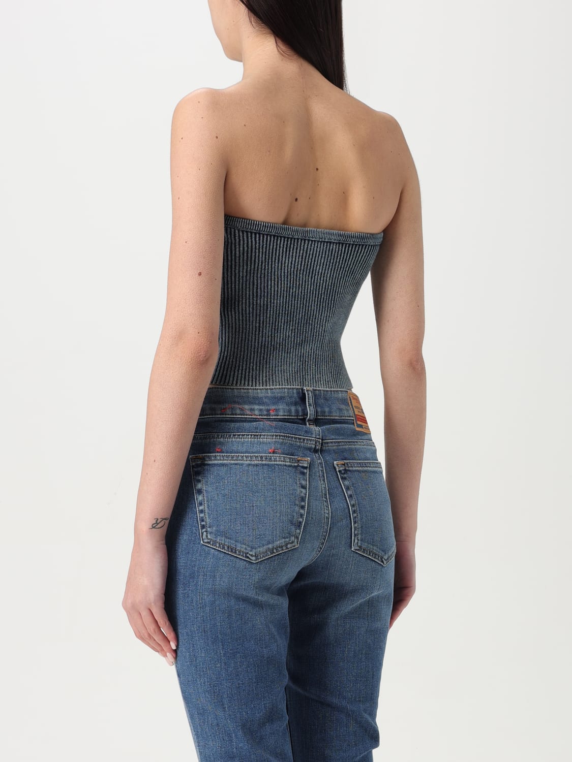 DIESEL TOP: Top woman Diesel, Blue - Img 2