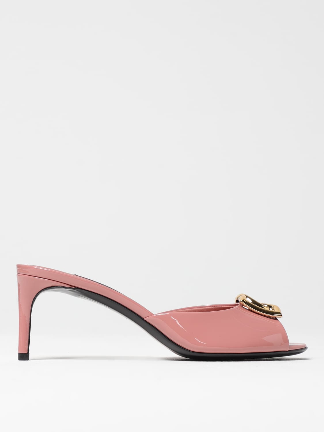 DOLCE & GABBANA HEELED SANDAL: Flat sandals woman Dolce & Gabbana, Pink - Img 1