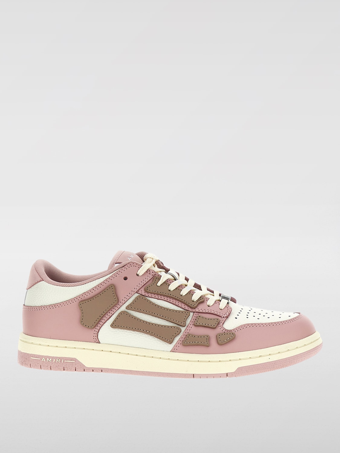 スニーカー AMIRI Woman Sneakers Pink AWFOSR1120 EVENING SAND AMIRI Skel Top Low Evening Sand Crystal (Women's