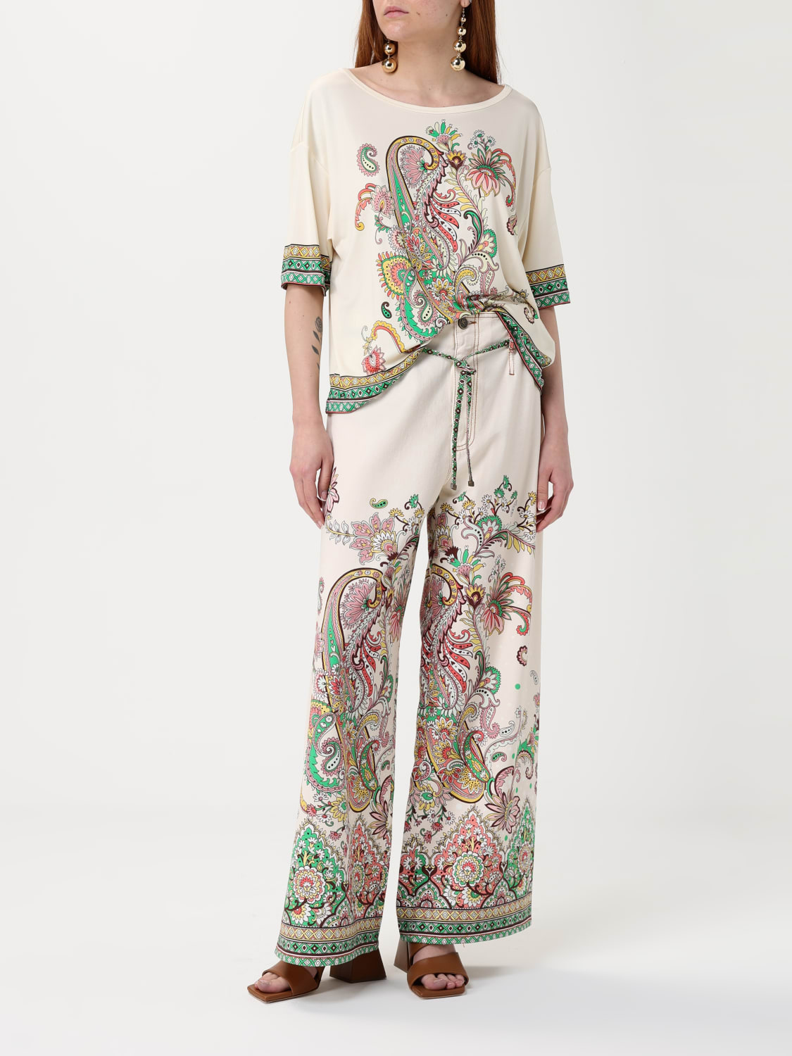 ETRO T-SHIRT: T-shirt woman Etro, Multicolor - Img 2