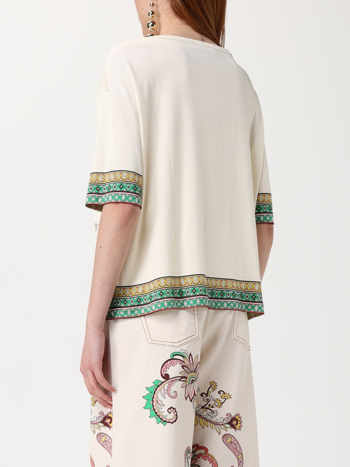 ETRO T-SHIRT: T-shirt woman Etro, Multicolor - Img 3