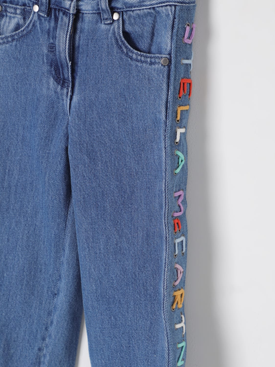 STELLA MCCARTNEY KIDS JEANS: Pants kids Stella McCartney Kids, Blue - Img 3