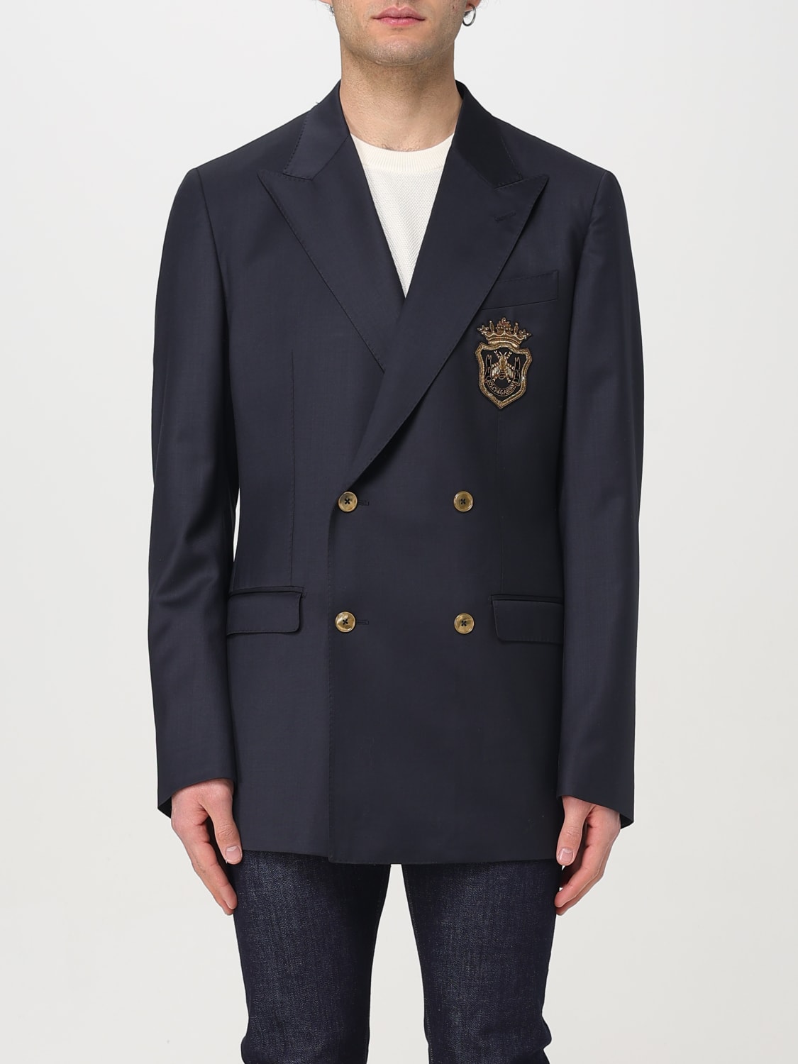 DOLCE & GABBANA JACKET: Blazer men Dolce & Gabbana, Blue - Img 1