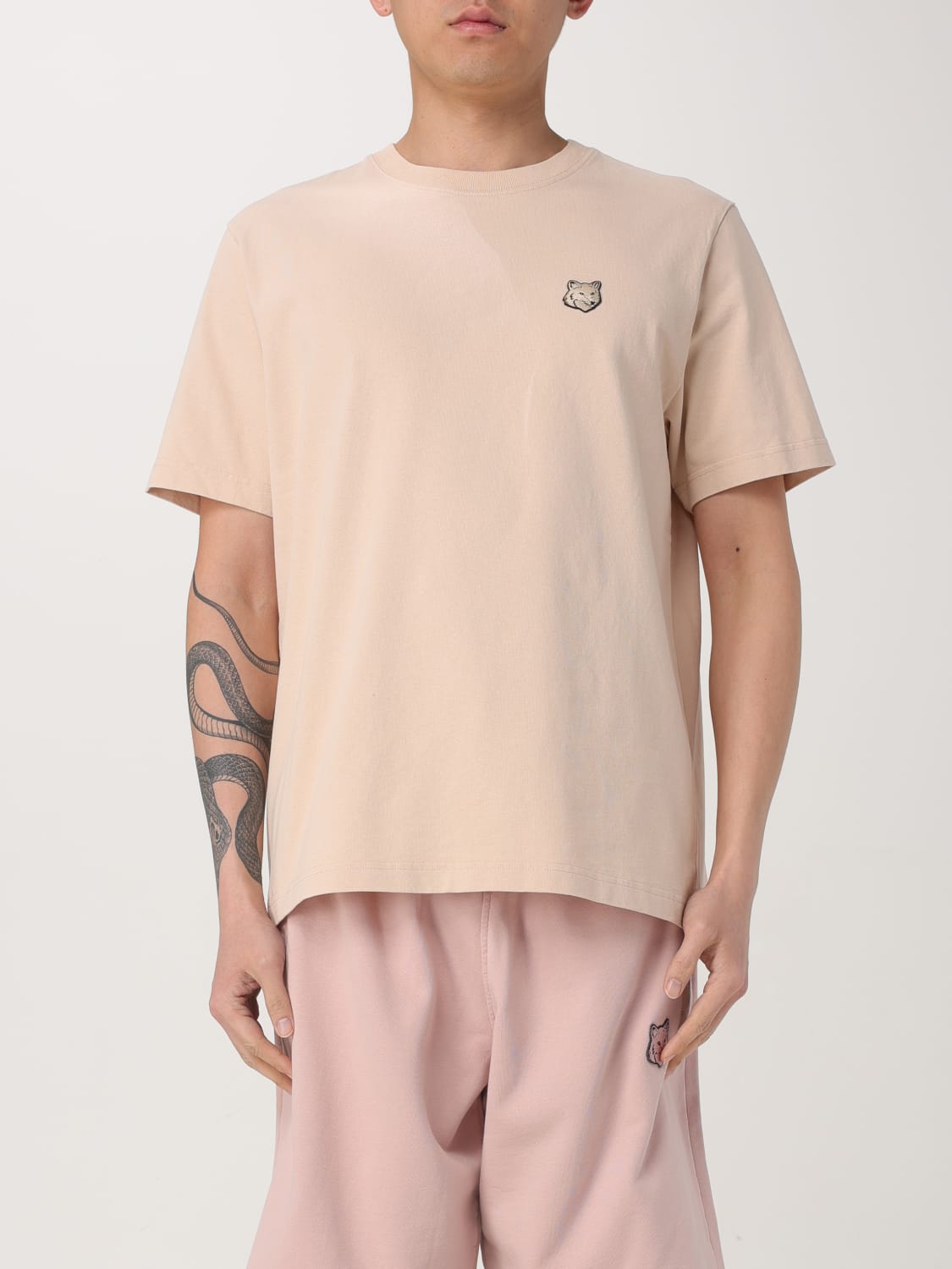 MAISON KITSUNÉ CAMISETA: Camiseta hombre Maison KitsunÉ, Amarillo - Img 1