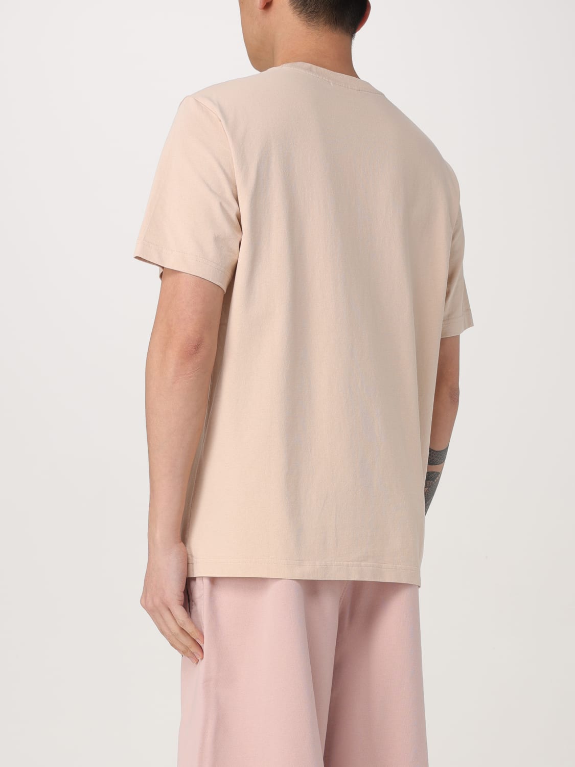 MAISON KITSUNÉ: T-shirt men - Yellow | Maison Kitsuné t