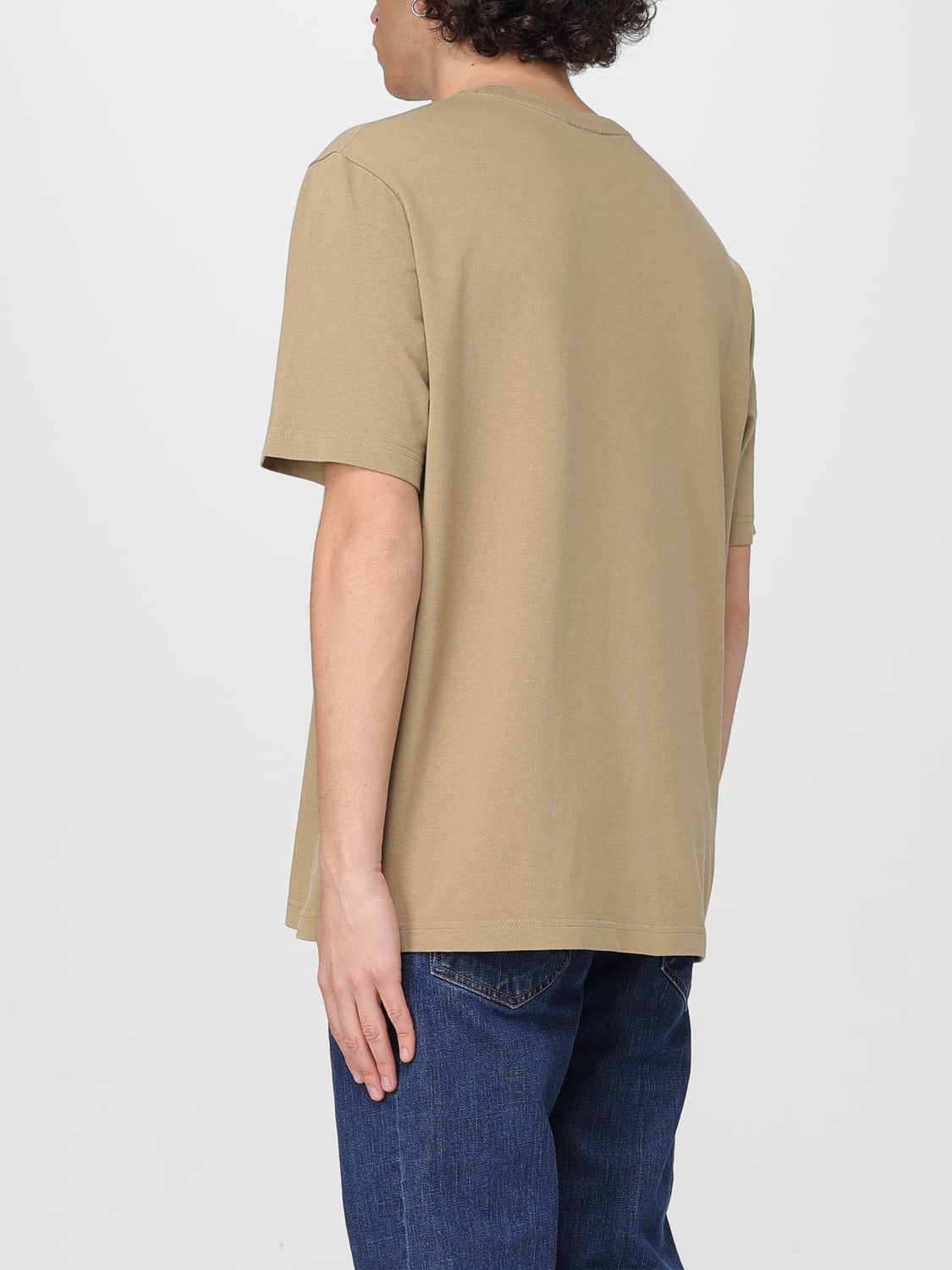 MAISON KITSUNÉ T-SHIRT: T-shirt men Maison KitsunÉ, Brown - Img 2