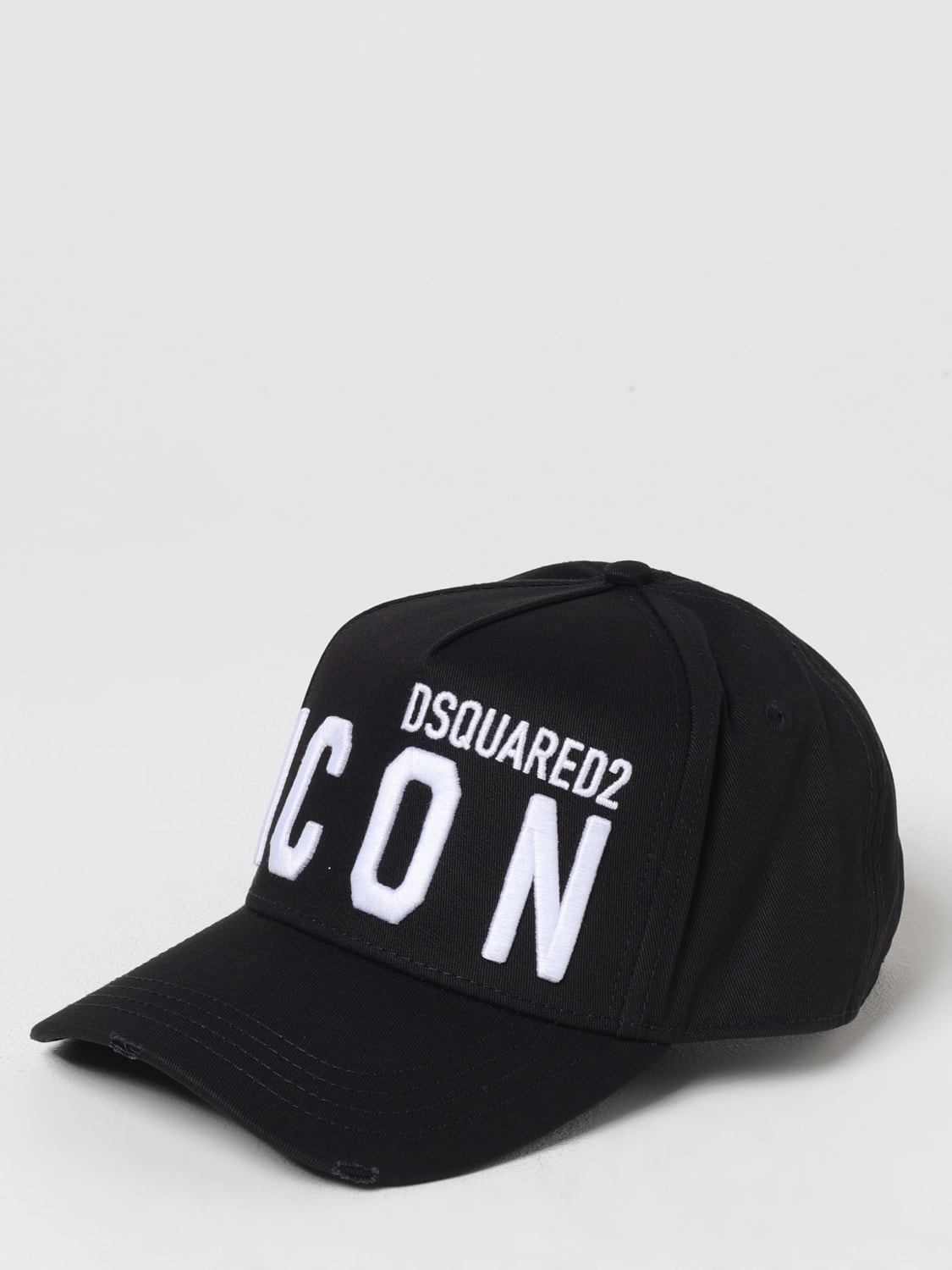 DSQUARED2 CAPPELLO: Cappello Icon Dsquared2 in cotone , Bianco - Img 1