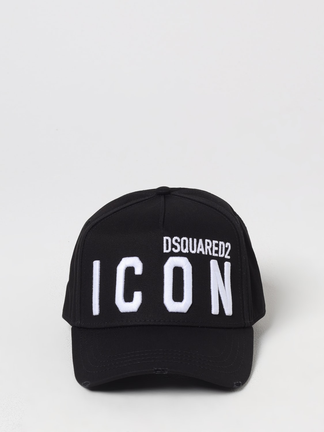 DSQUARED2 CAPPELLO: Cappello Icon Dsquared2 in cotone , Bianco - Img 2