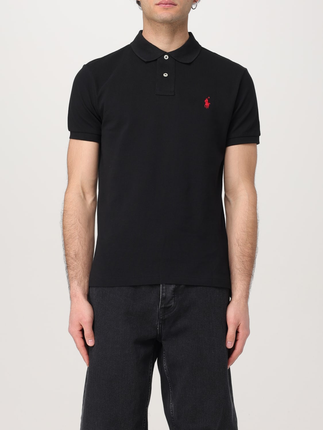 POLO RALPH LAUREN POLO SHIRT: Polo shirt men Polo Ralph Lauren, Black - Img 1