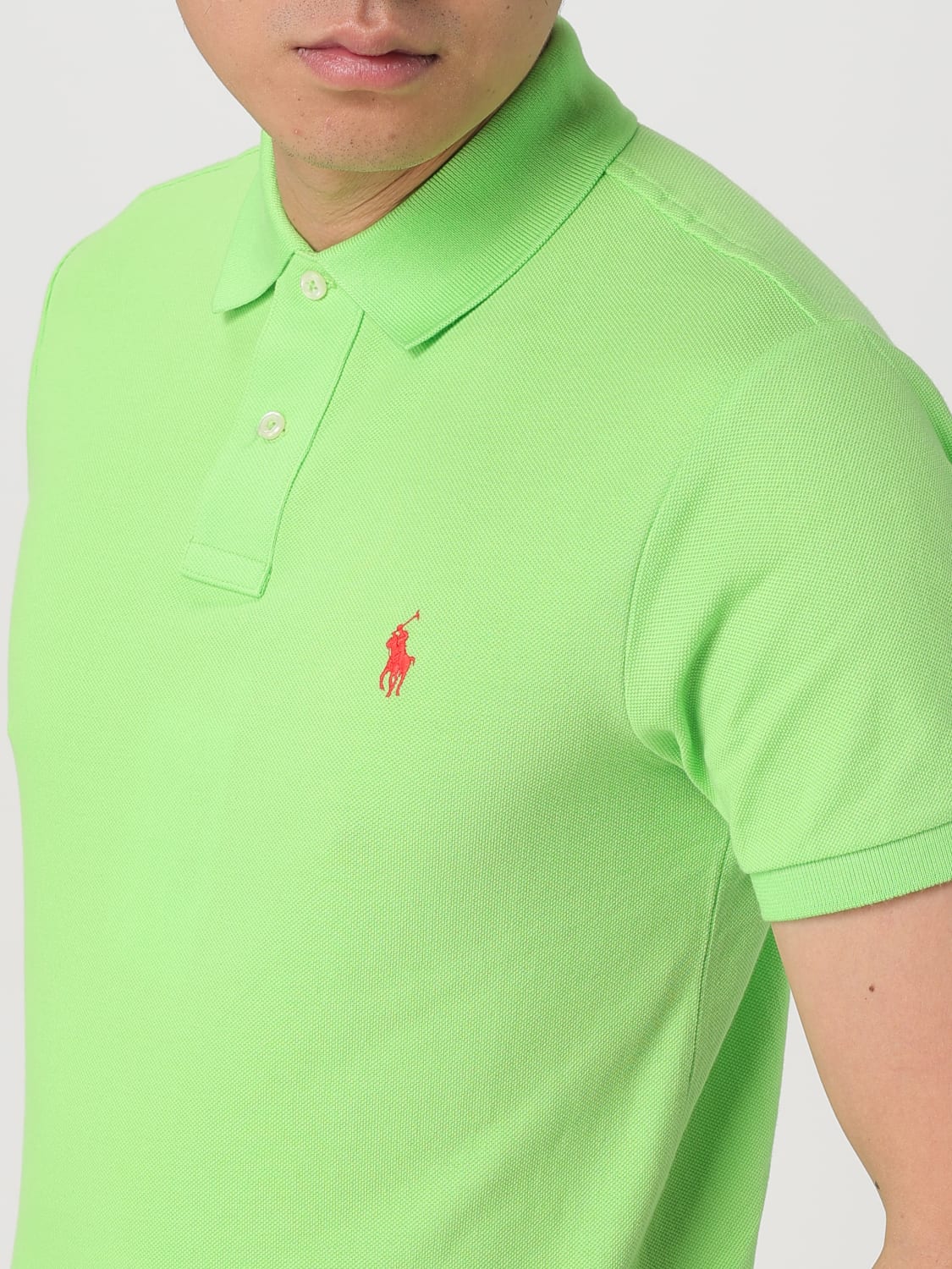 POLO RALPH LAUREN POLO SHIRT: Polo shirt men Polo Ralph Lauren, Green - Img 3
