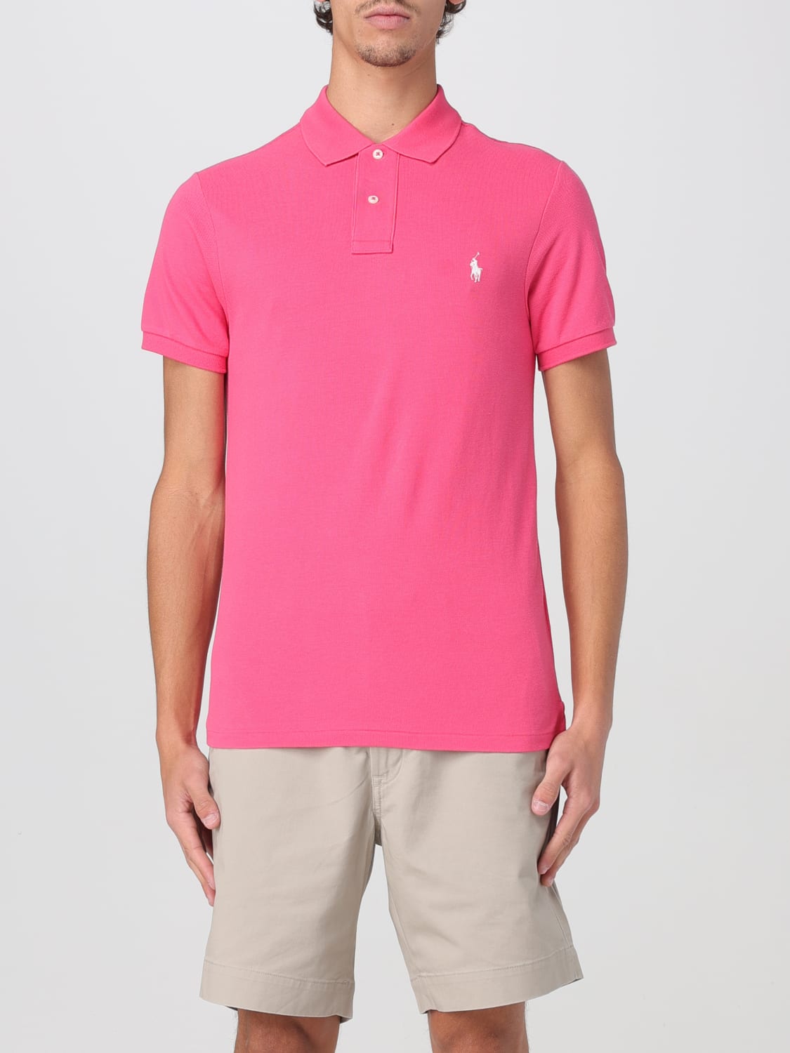 POLO RALPH LAUREN POLO SHIRT: Polo shirt men Polo Ralph Lauren, Peach - Img 1