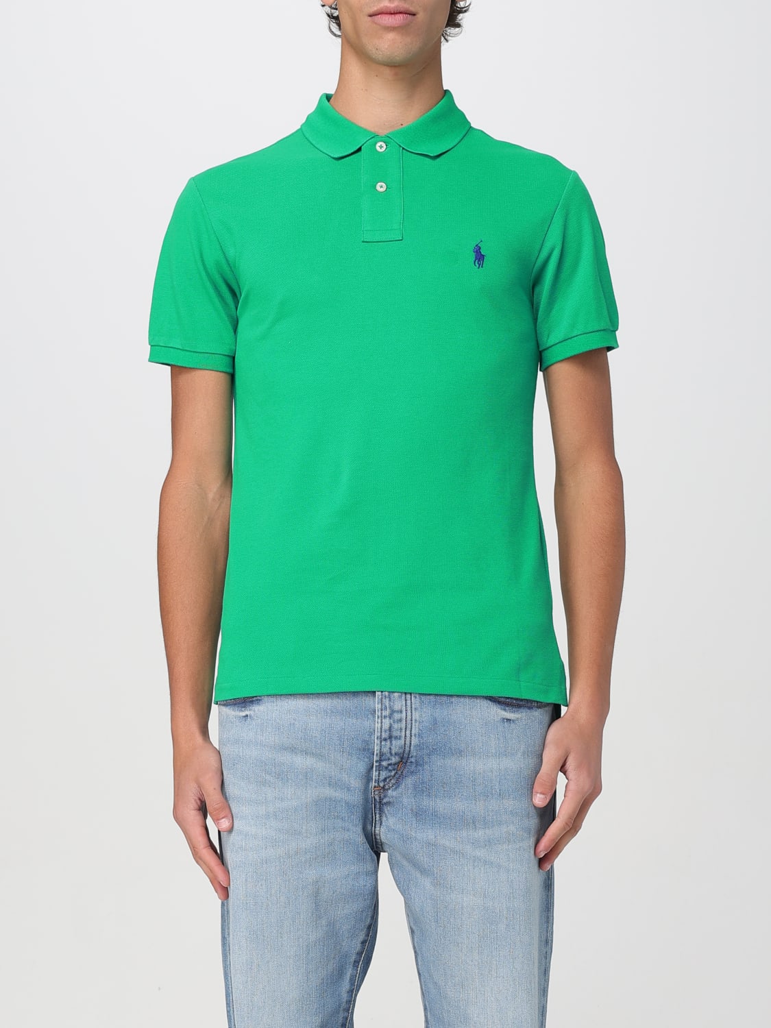 POLO RALPH LAUREN POLO SHIRT: Polo shirt men Polo Ralph Lauren, Forest Green - Img 1
