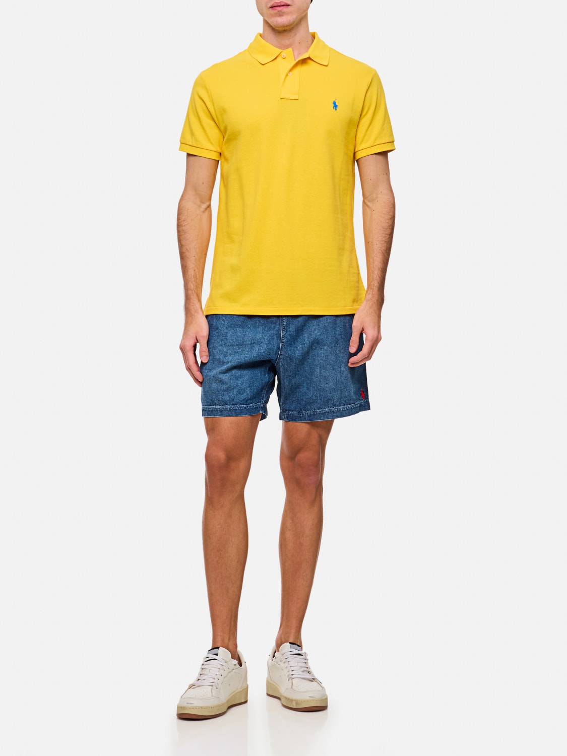 POLO RALPH LAUREN POLO SHIRT: Polo shirt men Polo Ralph Lauren, Blush Pink - Img 2