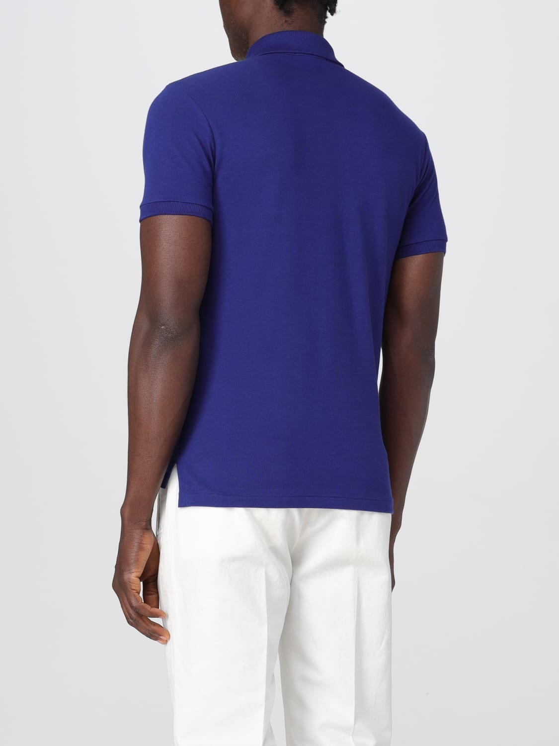 POLO RALPH LAUREN POLO SHIRT: Polo shirt men Polo Ralph Lauren, Blue 2 - Img 2