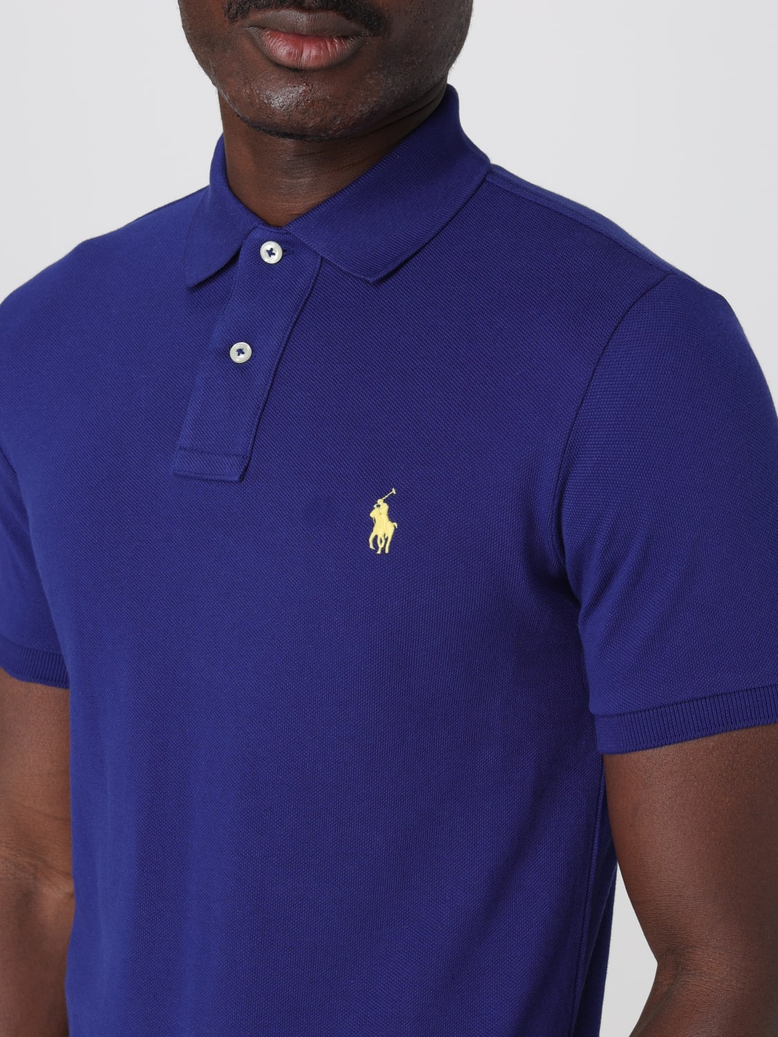 POLO RALPH LAUREN POLO SHIRT: Polo shirt men Polo Ralph Lauren, Blue 2 - Img 3