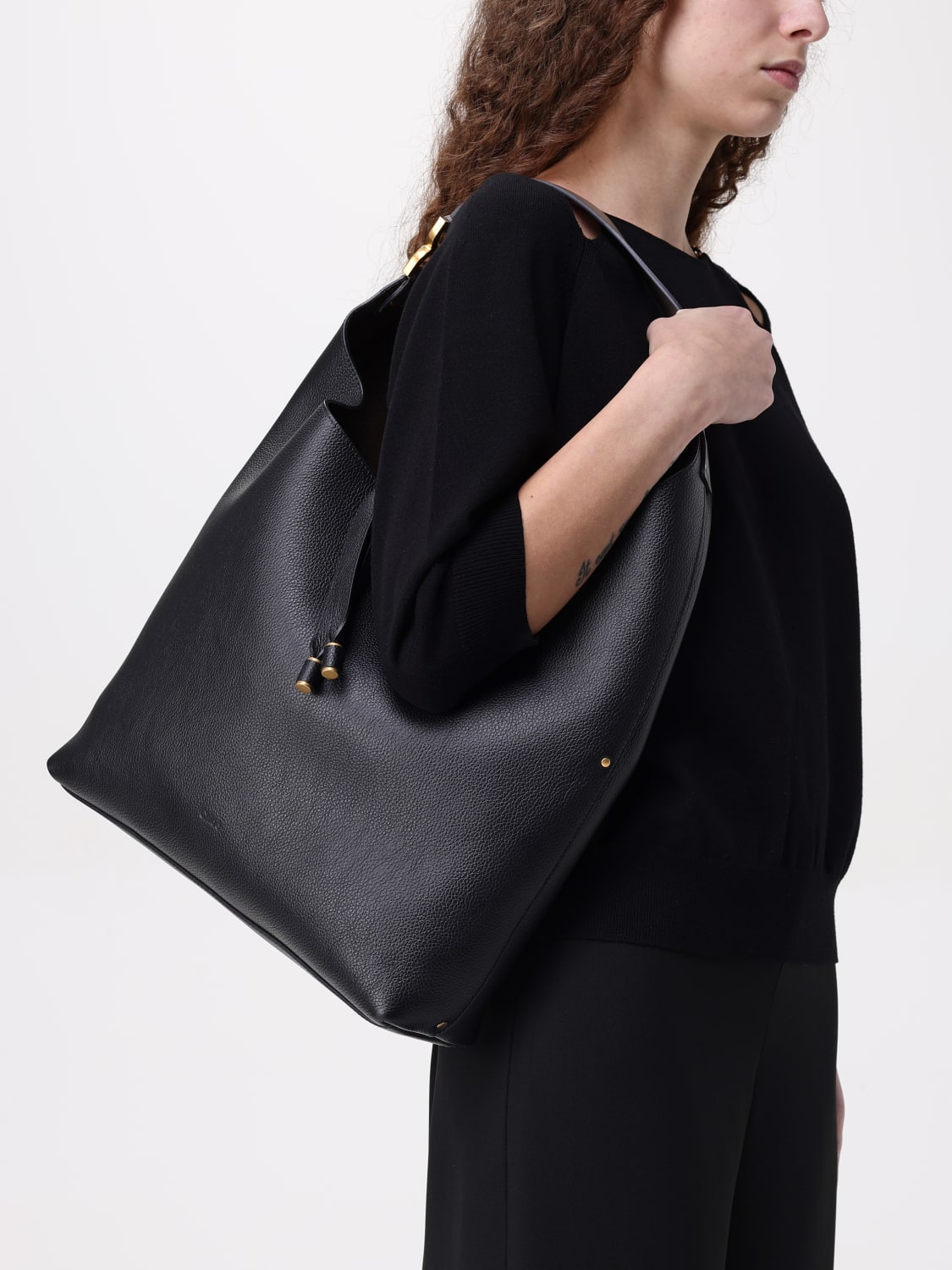 CHLOÉ TOTE BAG: Crossbody bags woman ChloÉ, Black - Img 2