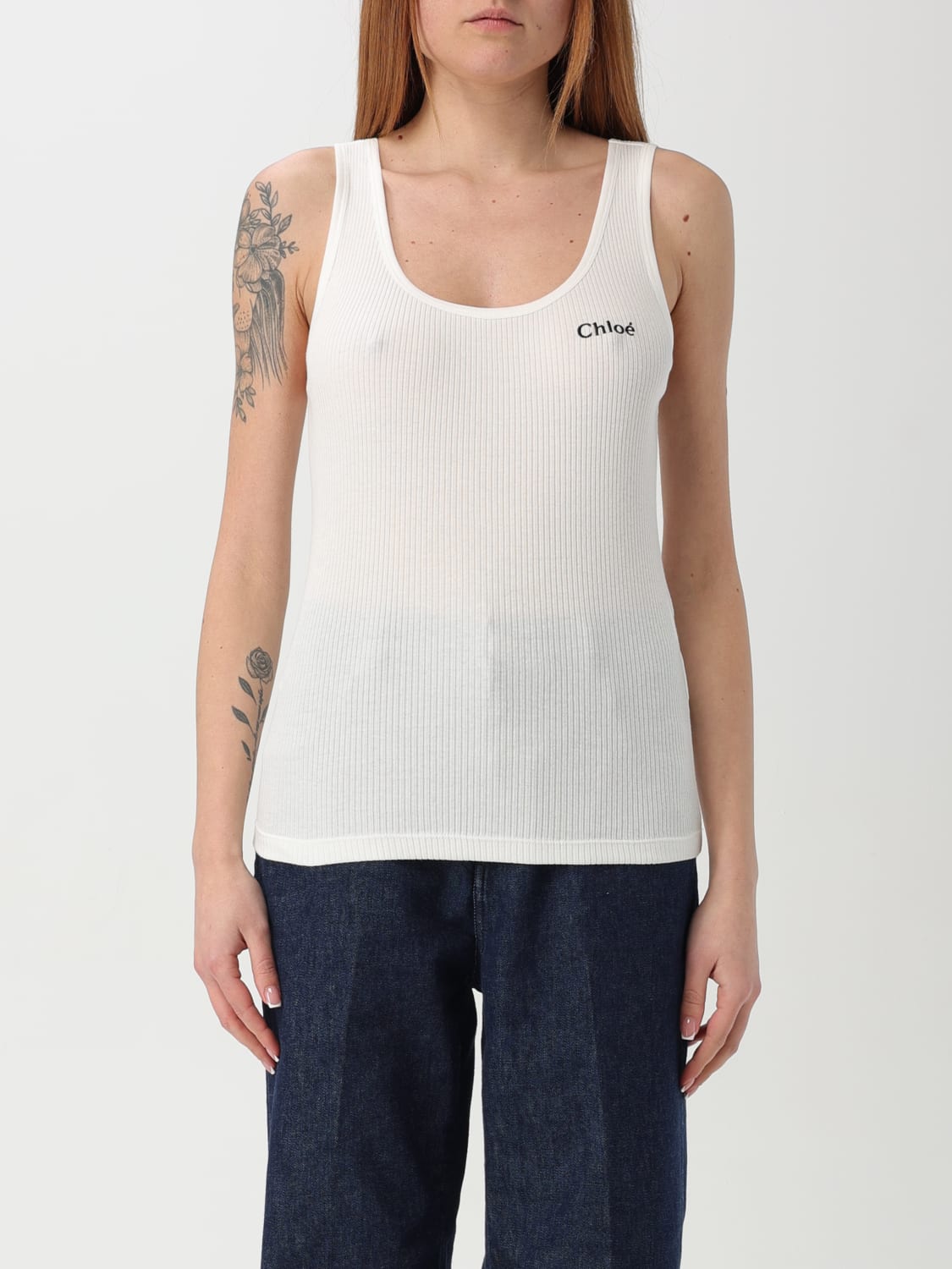 CHLOÉ T-SHIRT: Jumper woman ChloÉ, White - Img 1