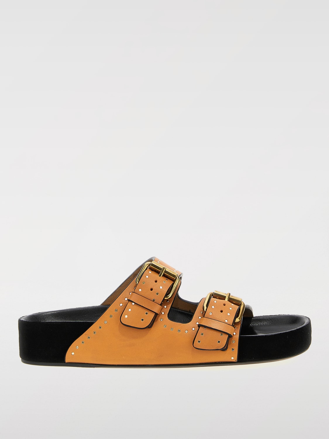 ISABEL MARANT SANDALIAS DE TACÓN: Sandalias planas mujer Isabel Marant, Marrón - Img 1