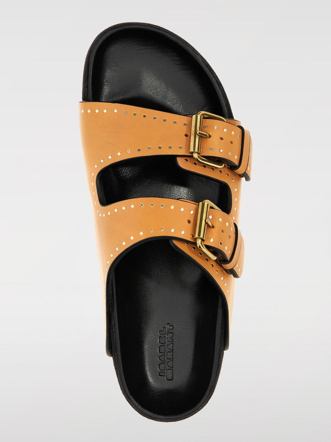 ISABEL MARANT SANDALIAS DE TACÓN: Sandalias planas mujer Isabel Marant, Marrón - Img 4