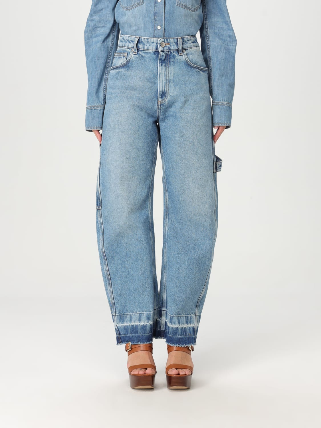 デニム・ジーパン STELLA MCCARTNEY Woman Jeans Blue 6D02433SQH05 4590 STELLA MCCARTNEY: Jeans woman - Blue | Stella McCartney