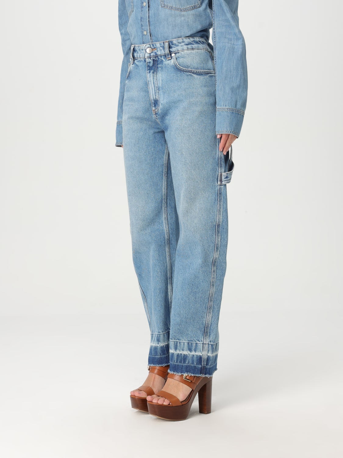 STELLA MCCARTNEY JEANS: Jeans woman Stella McCartney, Blue - Img 4