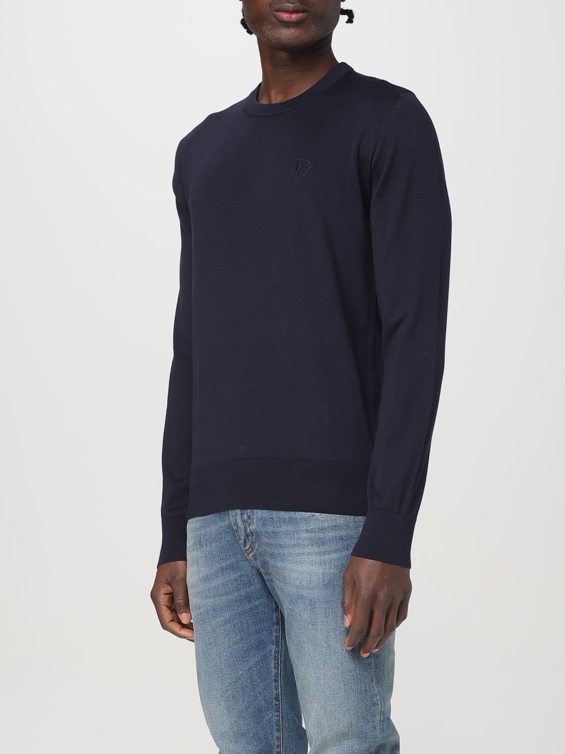 DOLCE & GABBANA SWEATER: Cardigan men Dolce & Gabbana, Blue - Img 4