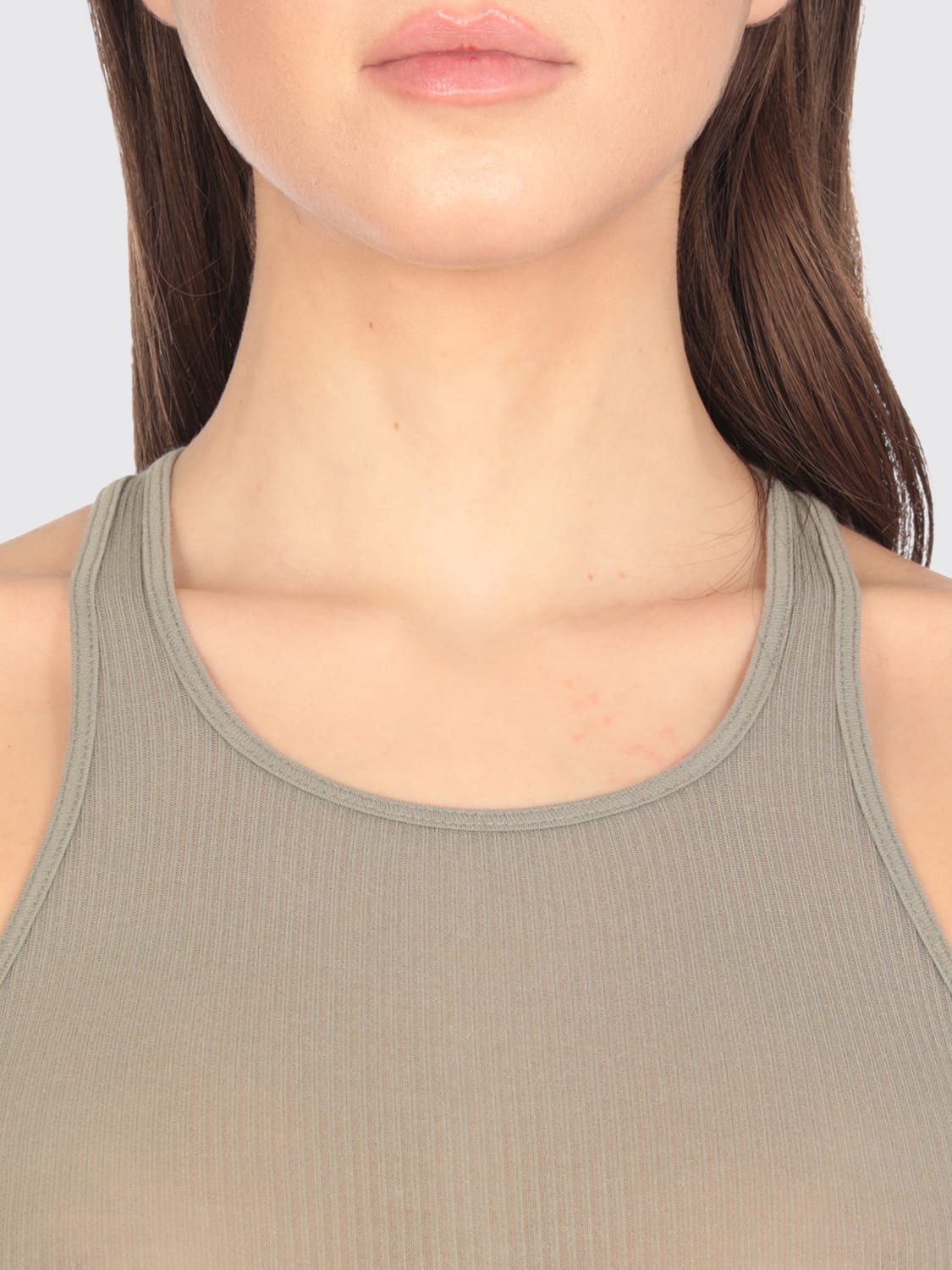 RICK OWENS TOP: Top femme Rick Owens, Vert - Img 4