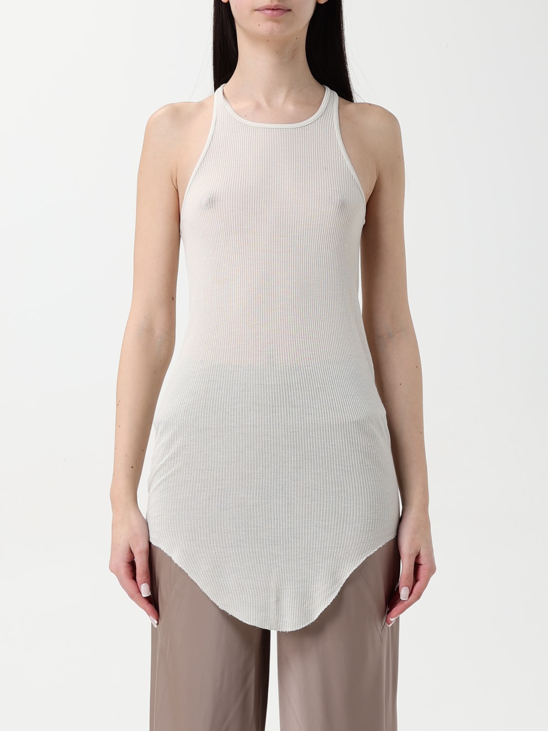 RICK OWENS TOP: Top woman Rick Owens, Beige - Img 1