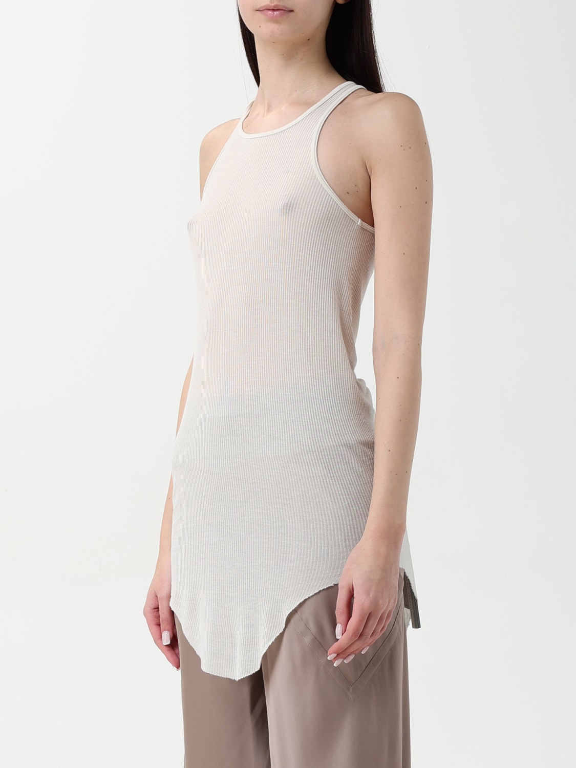 RICK OWENS TOP: Top woman Rick Owens, Beige - Img 4