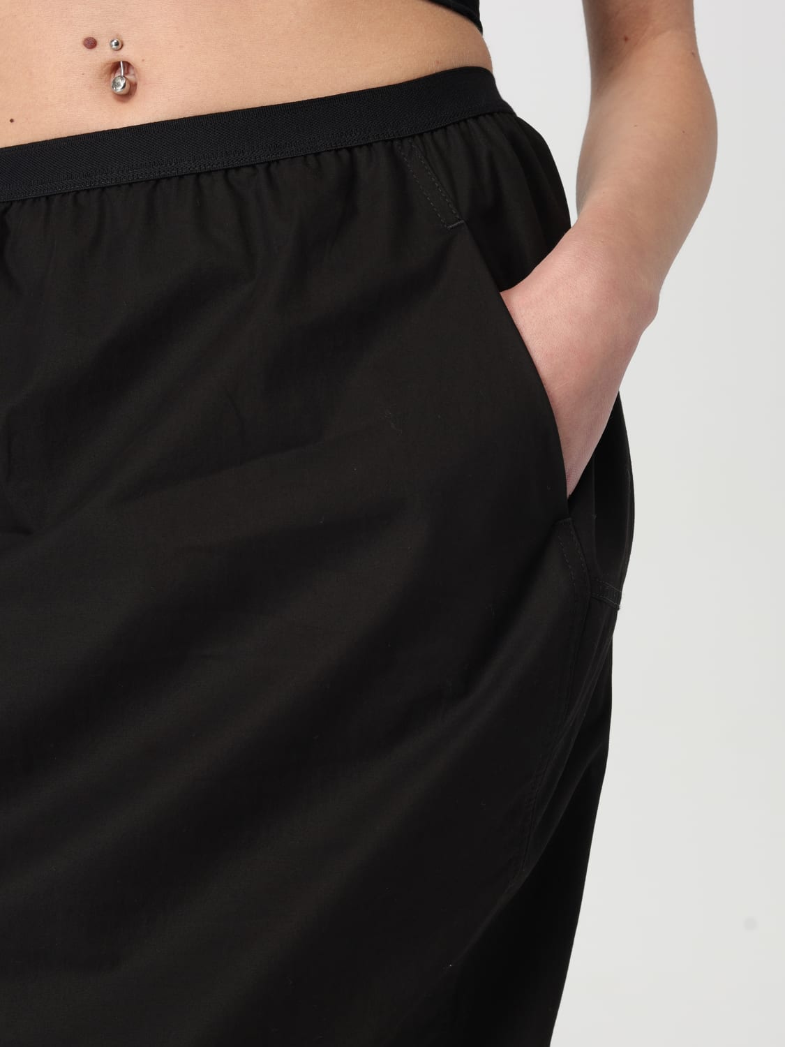 スカート RICK OWENS Woman Skirt Black RP01E7331P 09 RICK OWENS: Skirt woman - Black | Rick Owens skirt