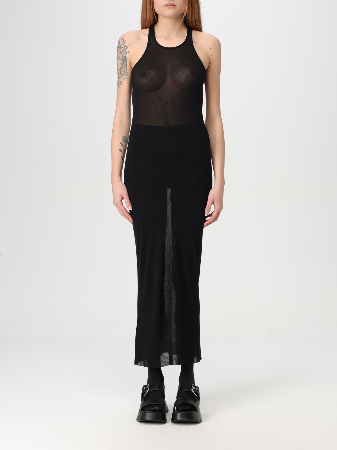 RICK OWENS ROBE: Robes femme Rick Owens, Noir - Img 1