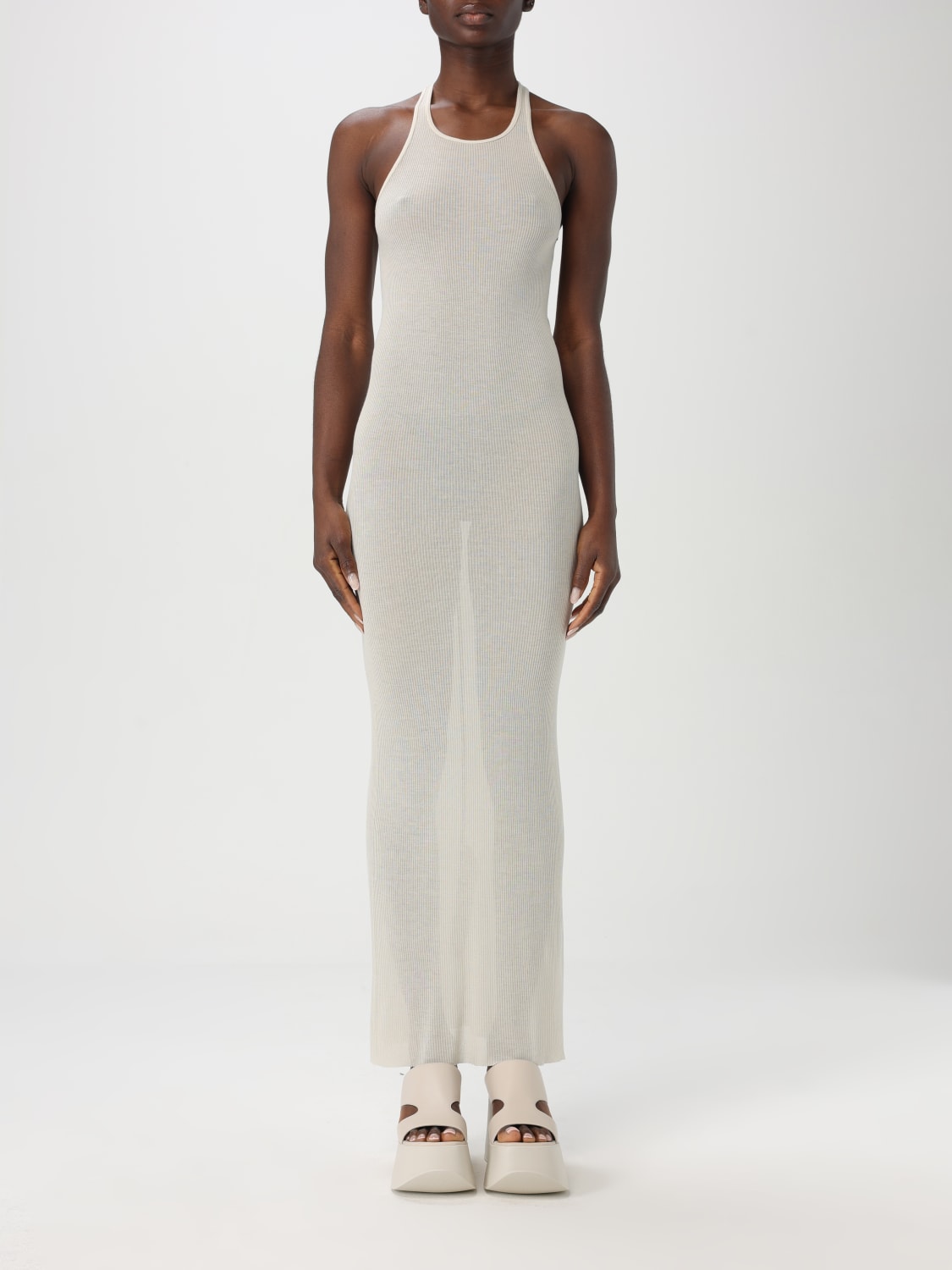 ワンピース RICK OWENS Woman Dress Beige RP01E7549RC 41 RICK OWENS: Dress woman - Beige | Rick Owens dress