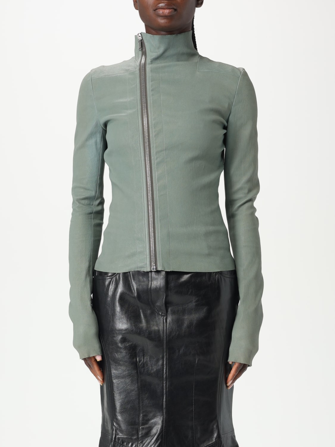 RICK OWENS GIACCA: Giacca Rick Owens in pelle , Avion - Img 1