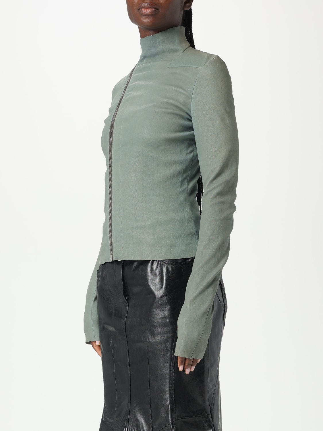 RICK OWENS GIACCA: Giacca Rick Owens in pelle , Avion - Img 3