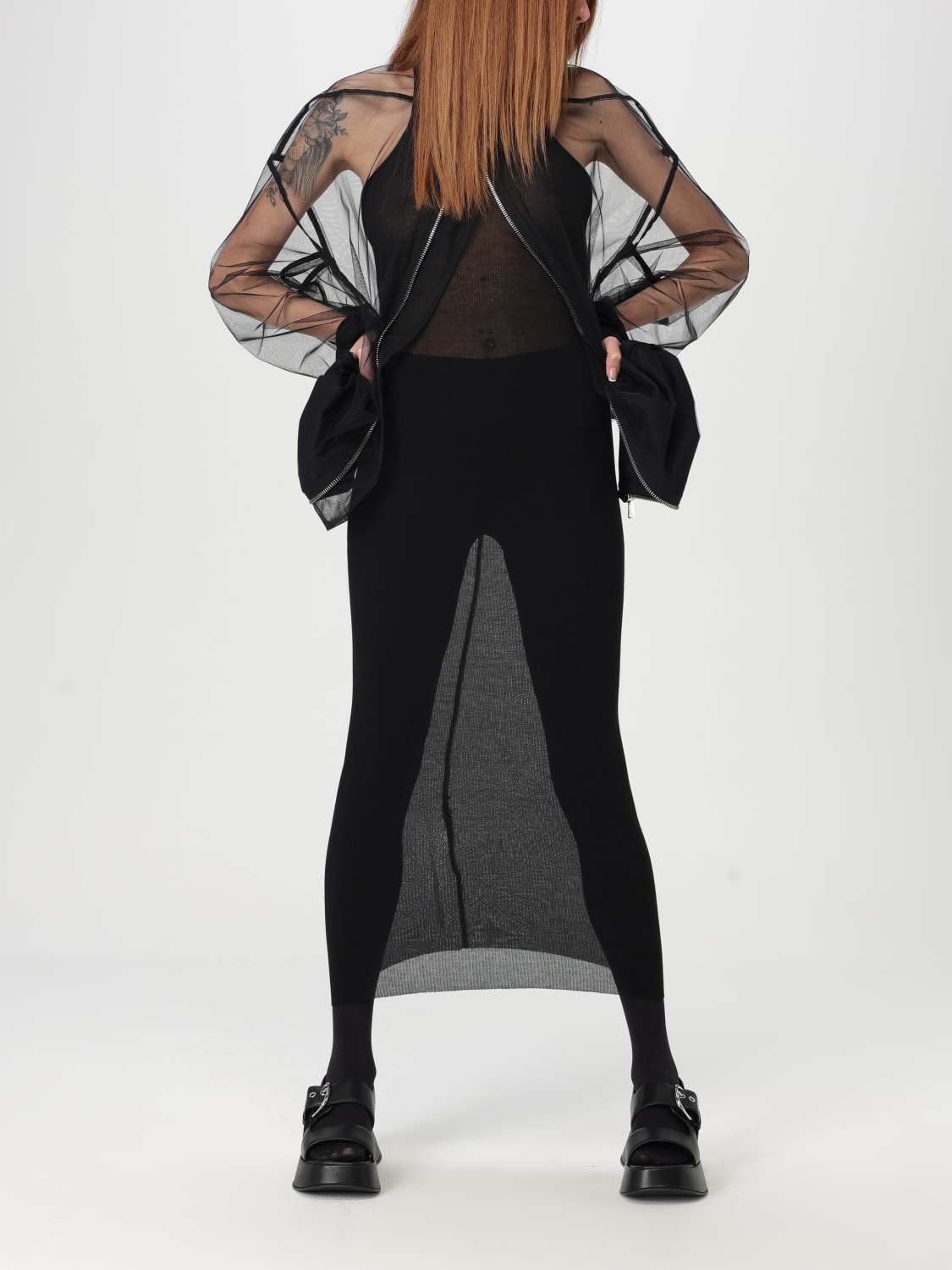 ジャケット RICK OWENS Woman Jacket Black RP01E7737TU 09 RICK OWENS: Jacket woman - Black | Rick Owens jacket