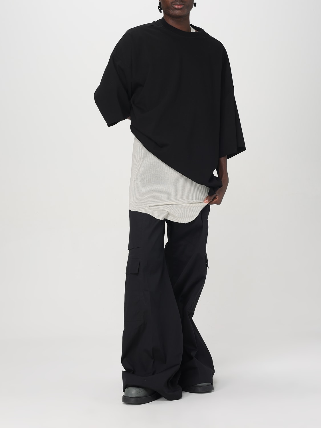 RICK OWENS T-SHIRT: T-shirt men Rick Owens, Black - Img 2