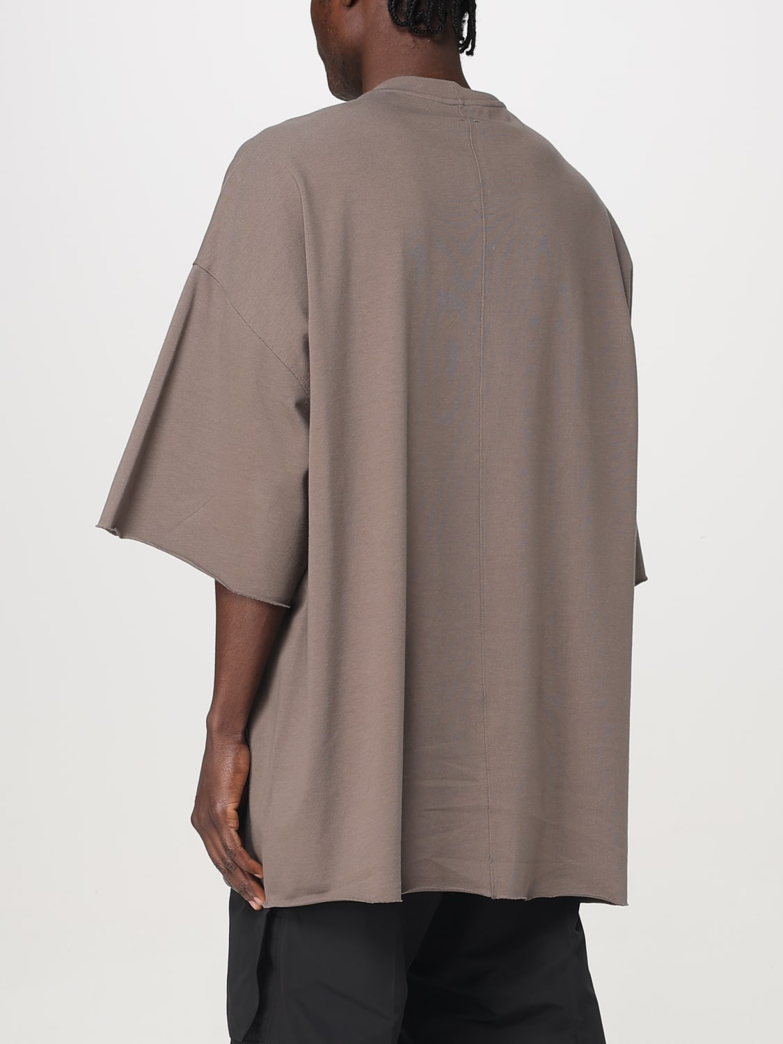 Tシャツ・カットソー RICK OWENS Men T-shirt Grey RR01E5283JCR 34 RICK OWENS: T-shirt men - Grey | Rick Owens t-shirt