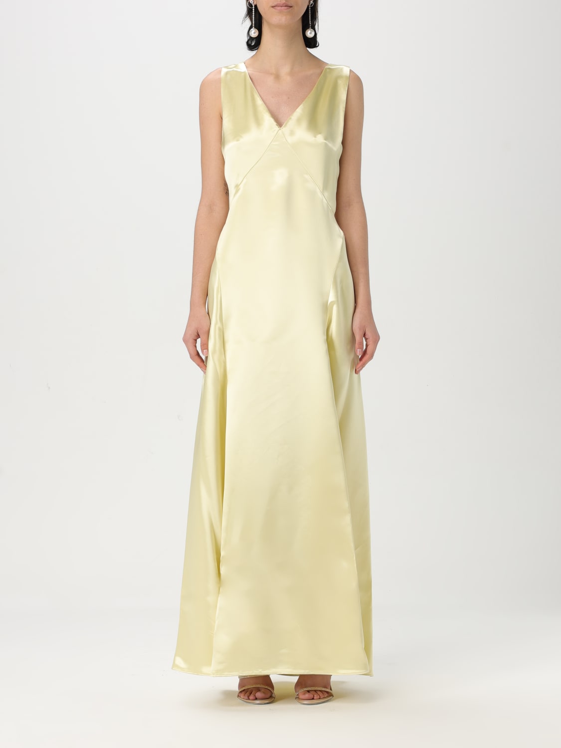 ワンピース PHILOSOPHY DI LORENZO SERAFINI Woman Dress Yellow 04350721 PHILOSOPHY DI LORENZO SERAFINI: Dress woman - Yellow