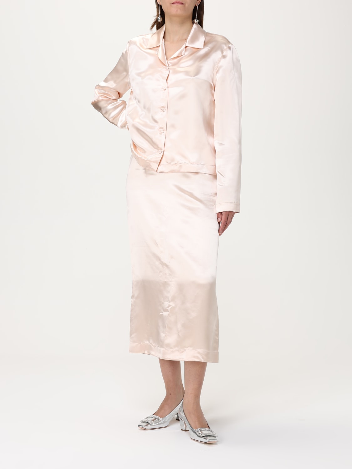 PHILOSOPHY DI LORENZO SERAFINI HEMDBLUSE: Hemdbluse damen Philosophy Di Lorenzo Serafini, Pink - Img 2